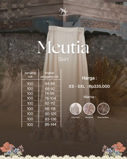 Meutia One Set in Ivory Pearl - Gambar 4