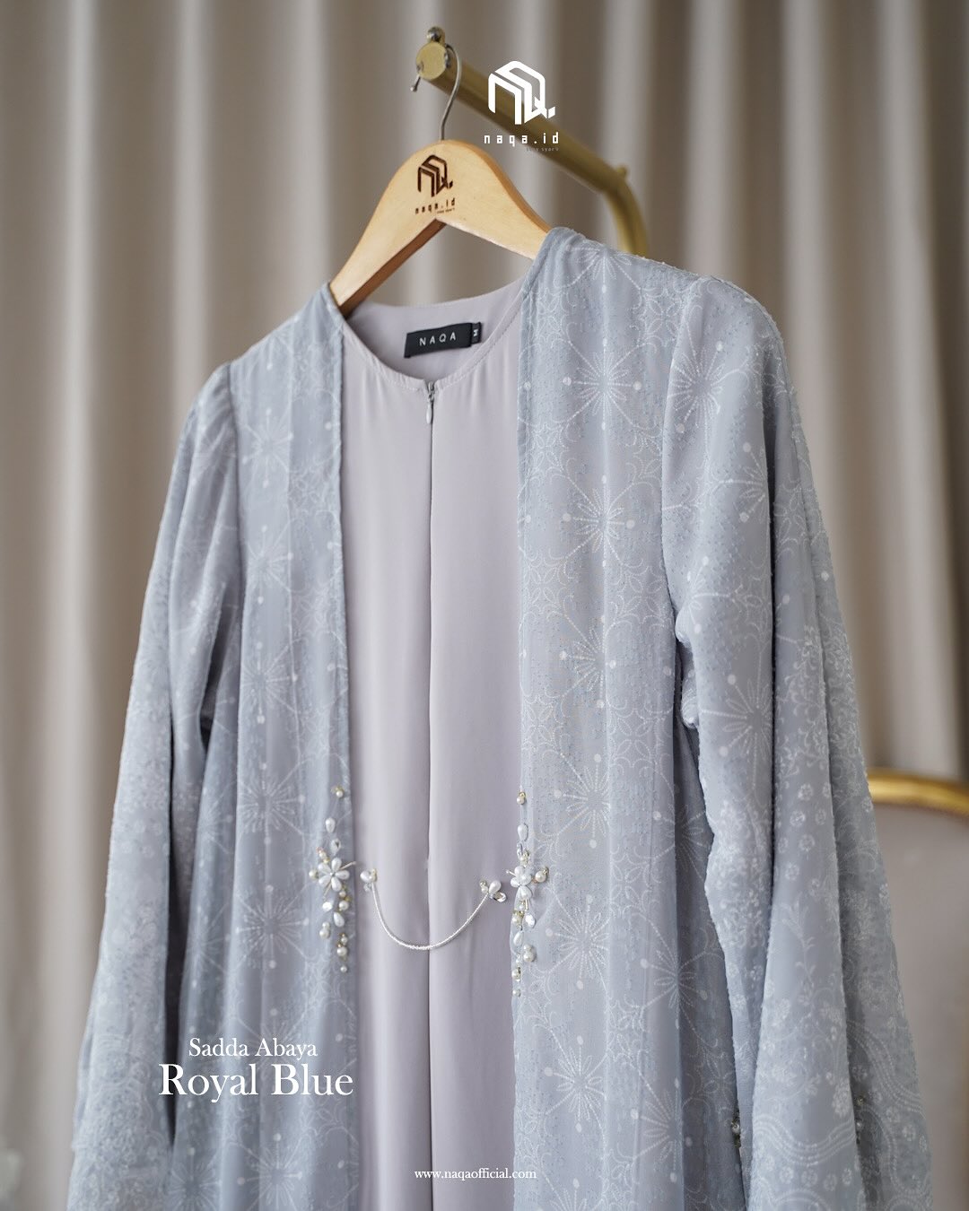 SADDA ABAYA - ROYAL BLUE - Gambar 4