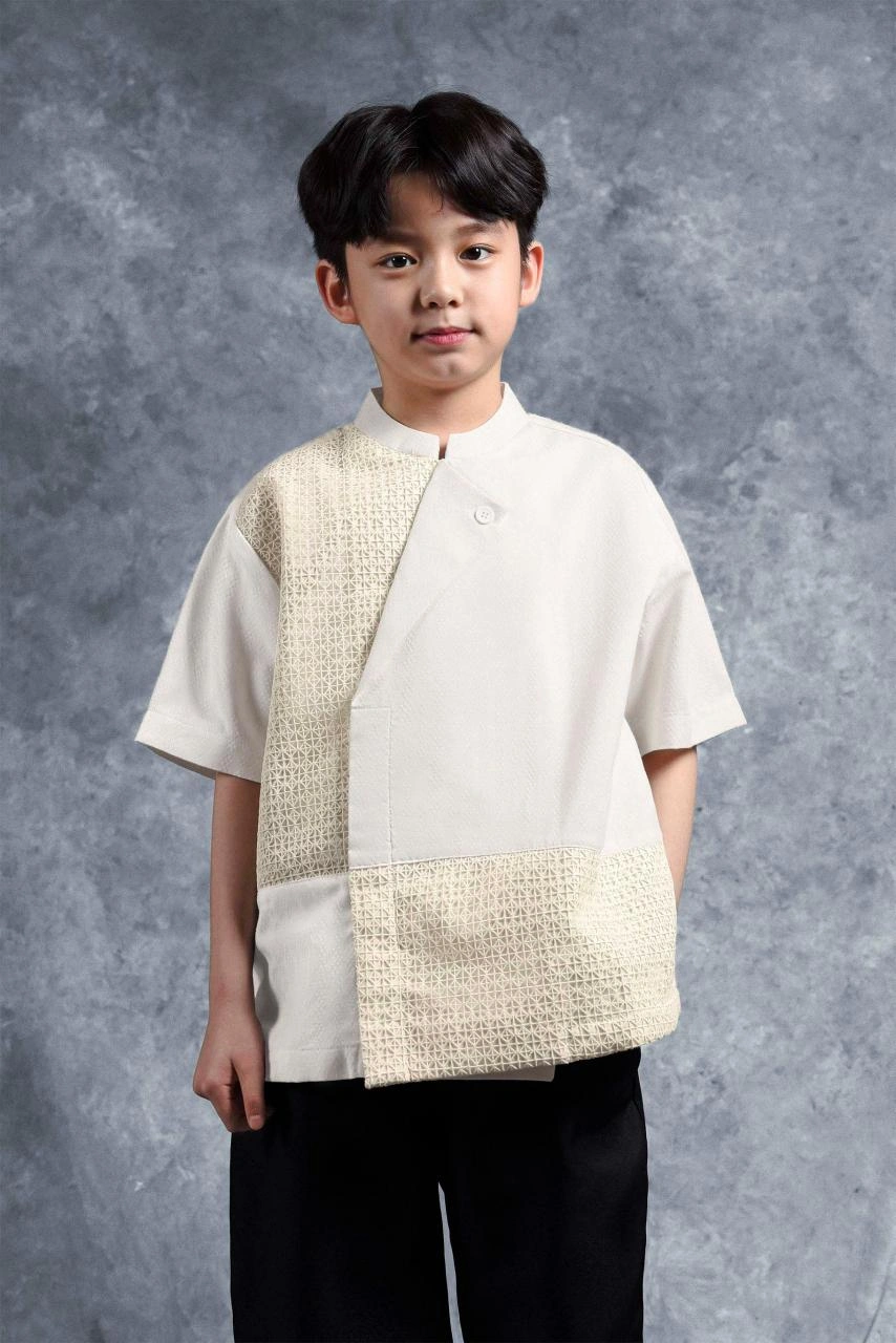 Kemeja Anak Elok Beskap Puspa - Gambar 2