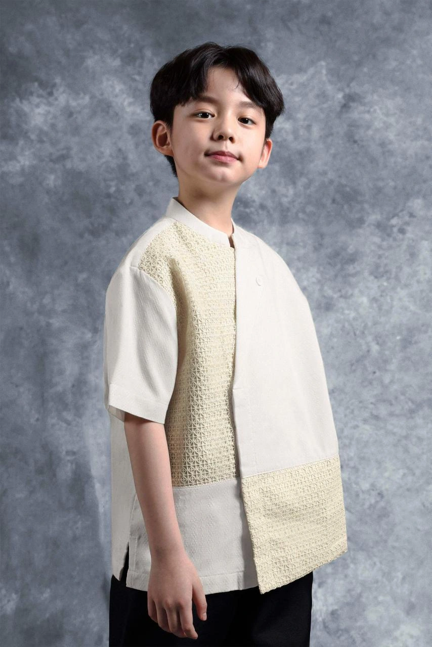 Kemeja Anak Elok Beskap Puspa - Gambar 3