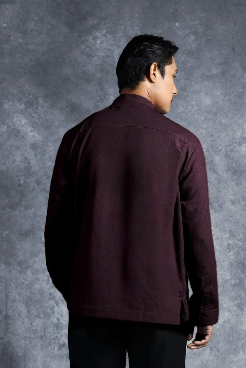 Kemeja Elok Beskap Lengan Panjang Gandaria - Gambar 2