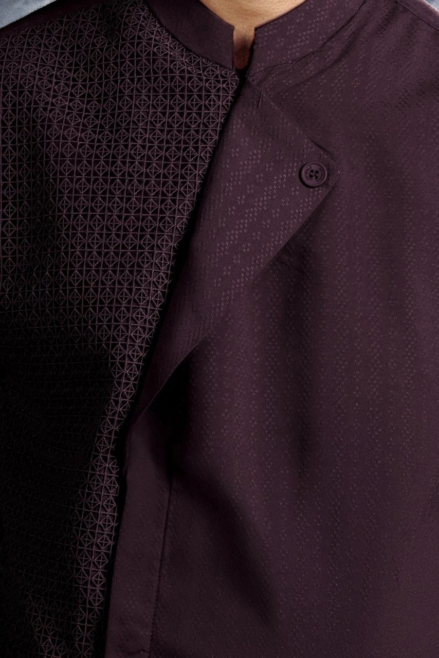 Kemeja Elok Beskap Lengan Panjang Gandaria - Gambar 3