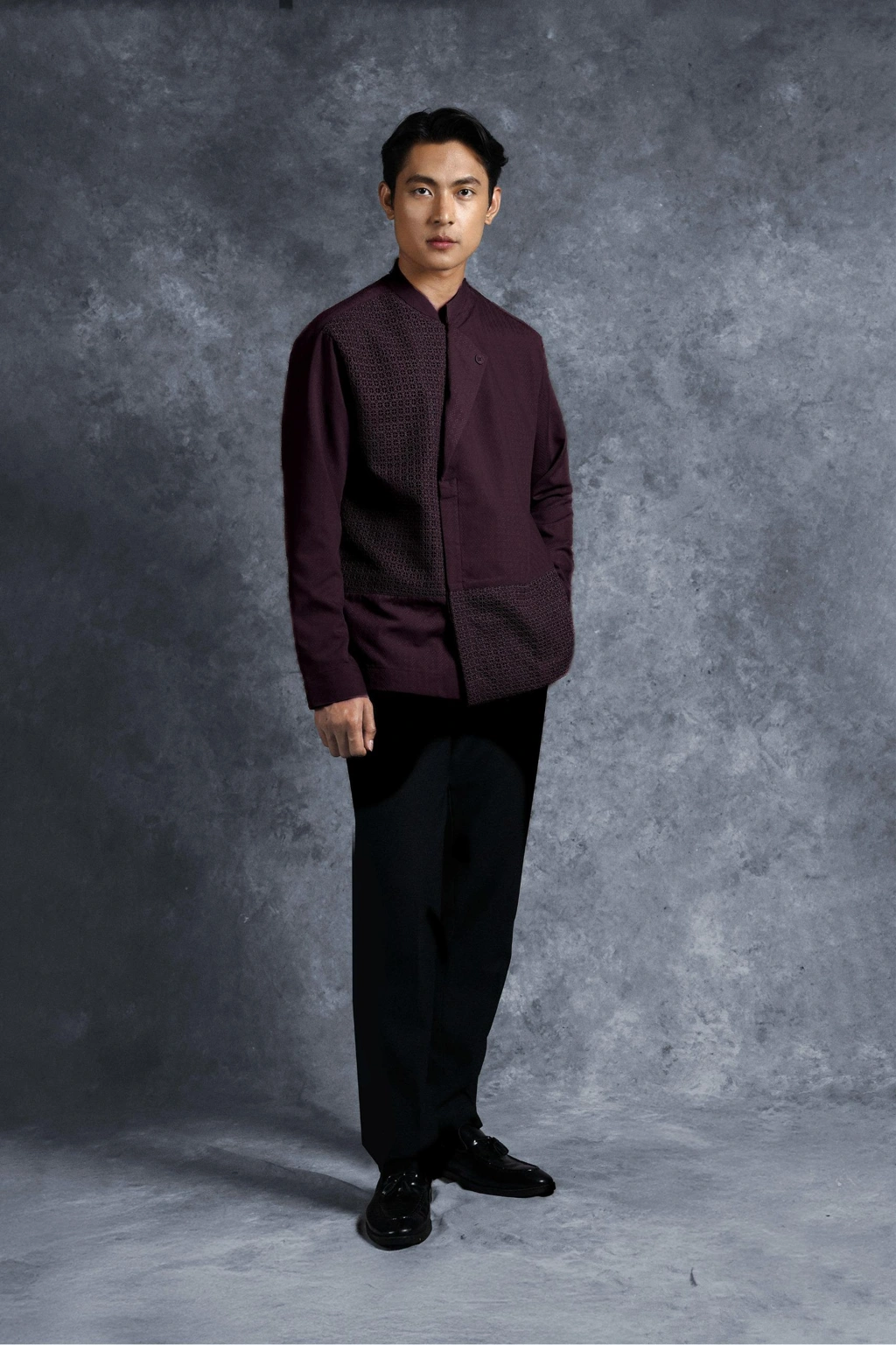 Kemeja Elok Beskap Lengan Panjang Gandaria - Gambar 4