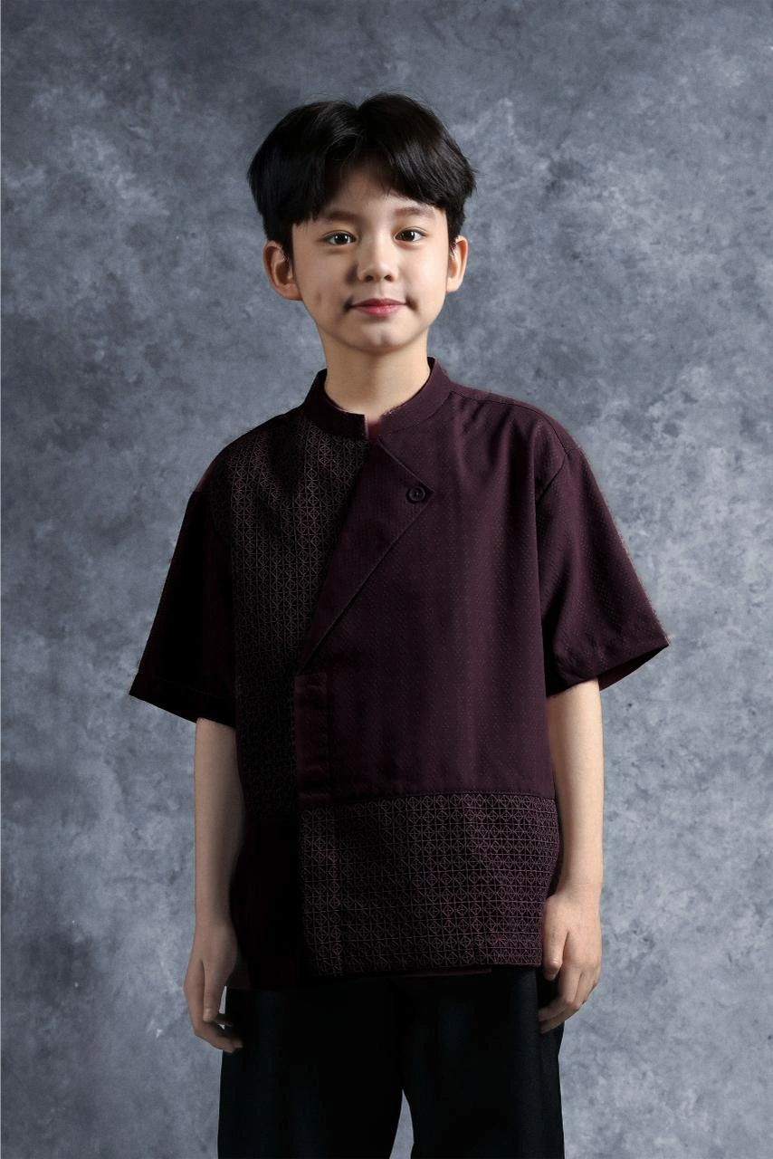 Kemeja Anak Elok Beskap Gandaria - Gambar 2