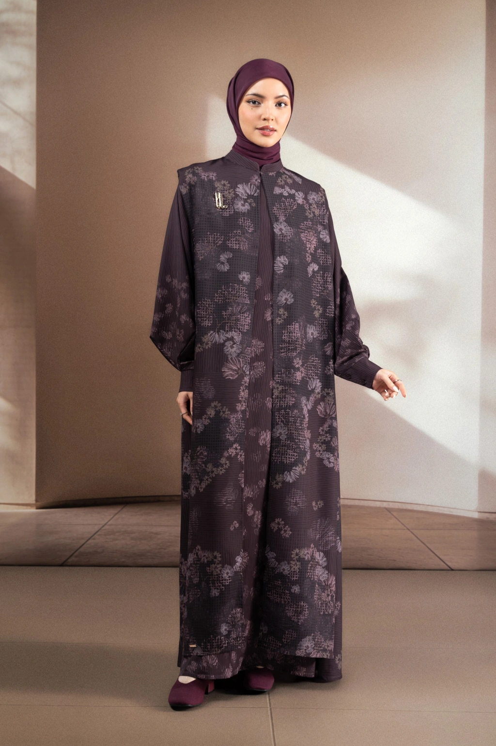 GAUN BERMOTIF ELOK GANDARIA