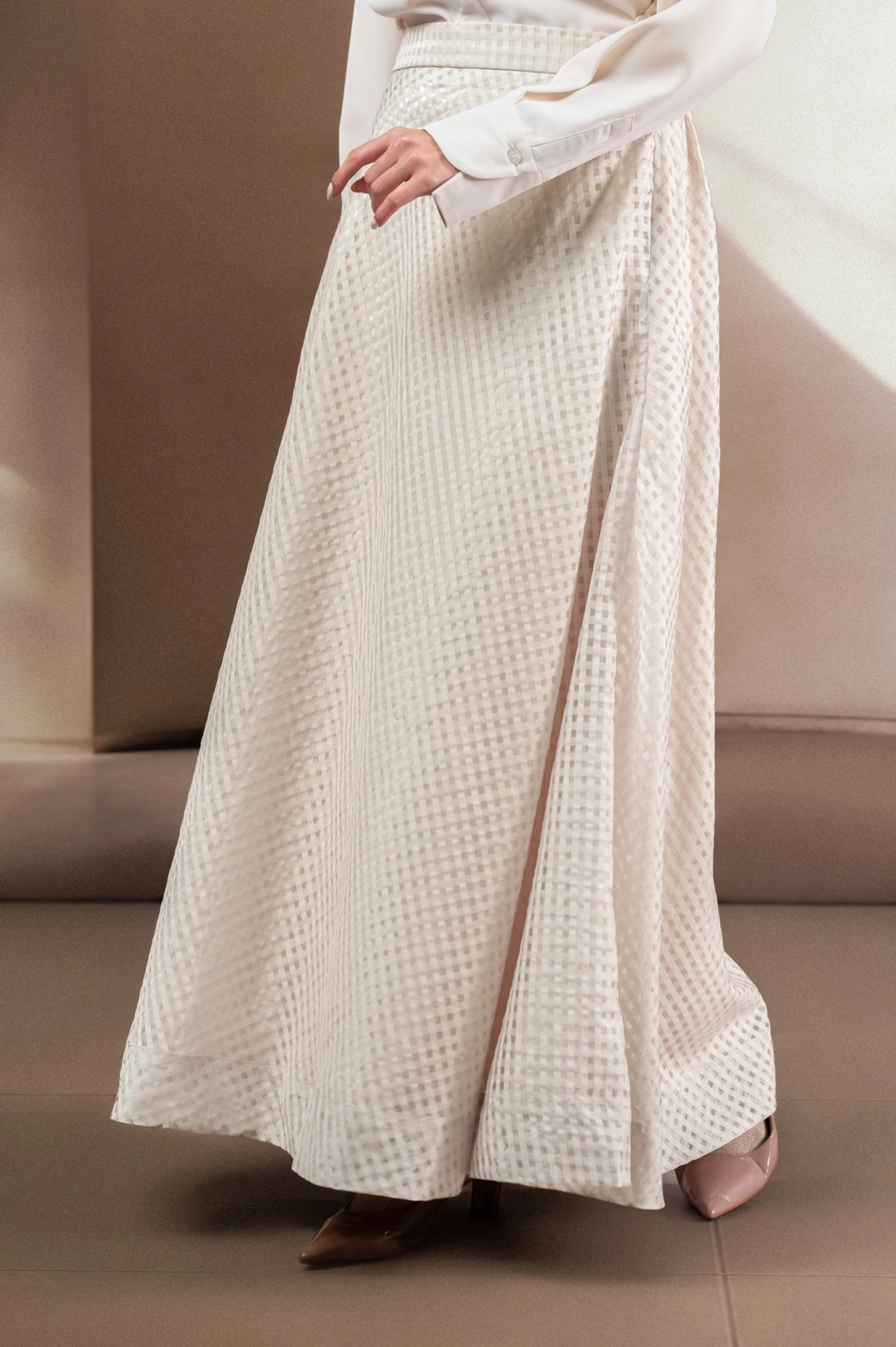 ROK ORGANZA ELOK PUSPA