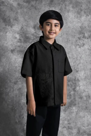 Kemeja Anak Bordir Renjana Bayang