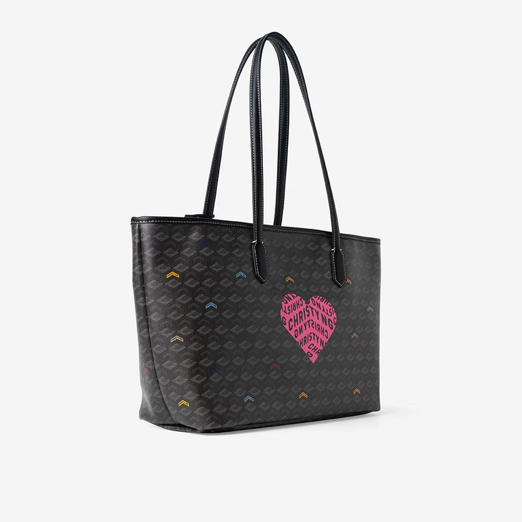 Russo Large Tote Bag - Black - Gambar 3