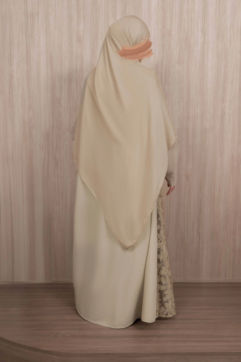 SATU SET GAUN RENJANA TENUN - Gambar 3