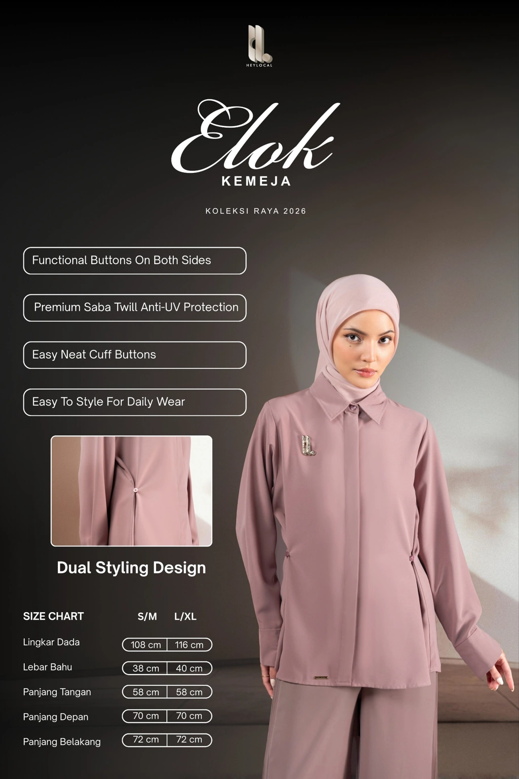KEMEJA ELOK PALEM - Gambar 2