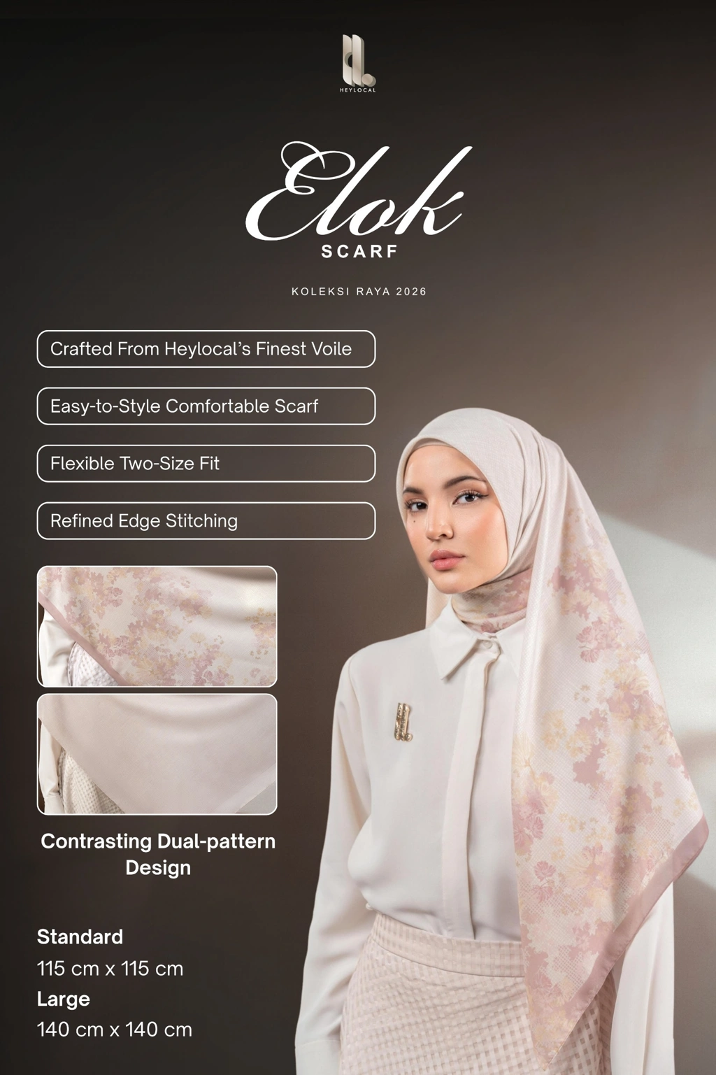ELOK SCARF PUSPA - Gambar 4
