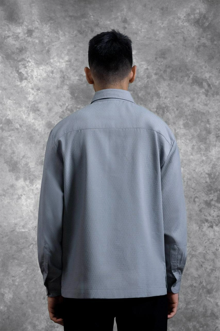 Kemeja Brukat Renjana Lengan Panjang Embun - Gambar 2